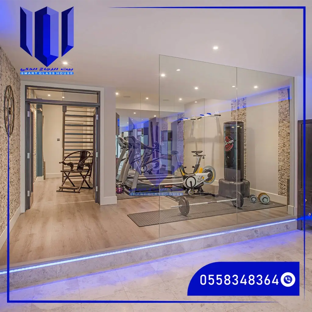 تركيب الزجاج السيكوريت لمرايات صالات الجيم